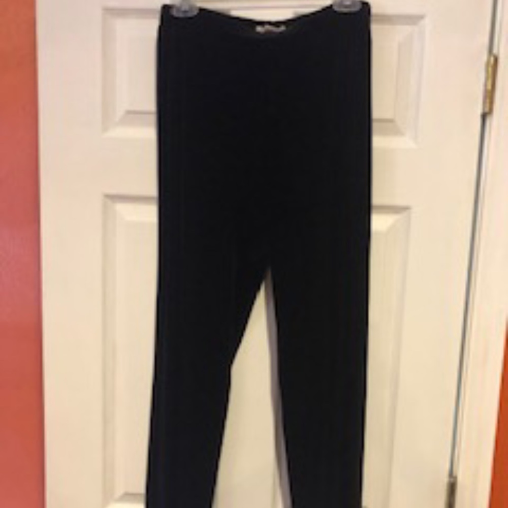 Stylish velvet pants with a rhinestone halter top